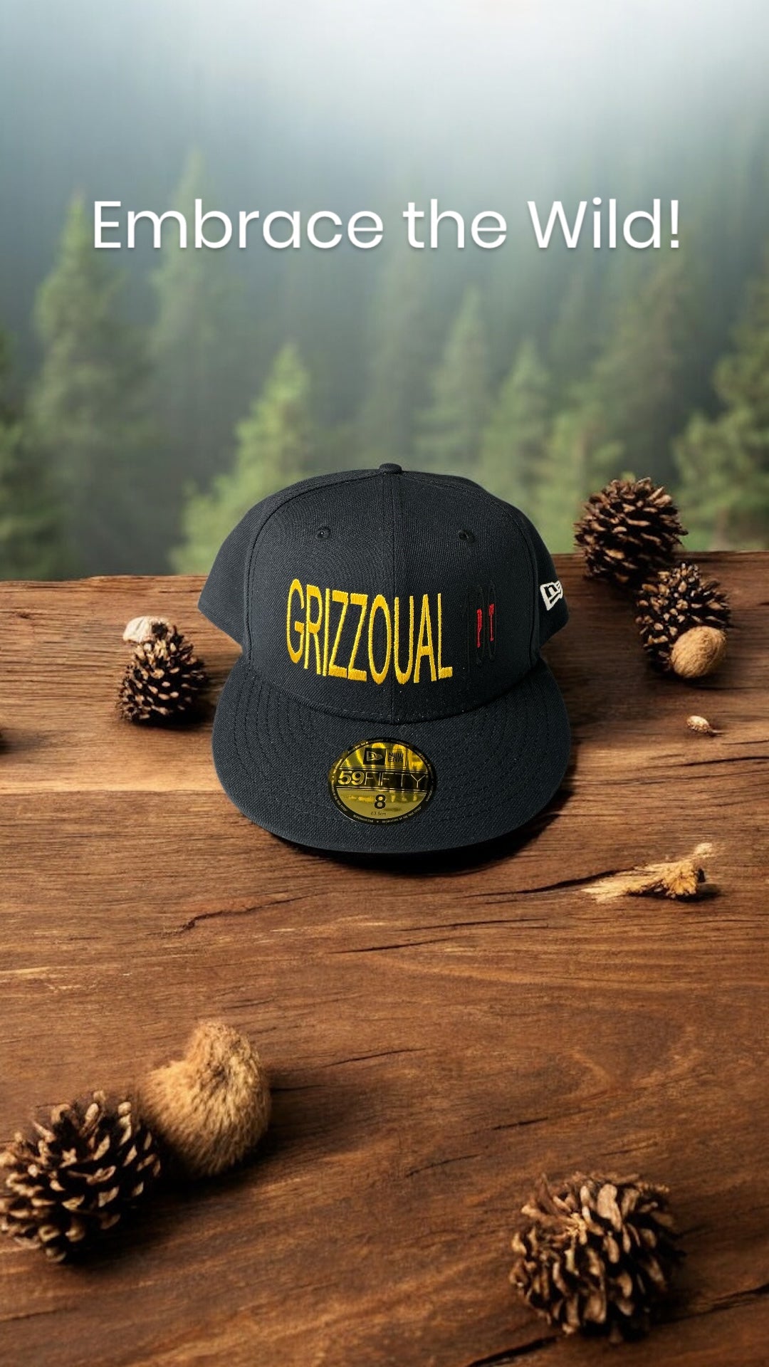 Fitted Grizzoual 100 Hat size8