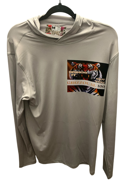 Grizzoual 100 athletic hoodie Tiger Edition